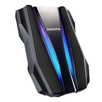 1.0TB (USB3.2) 2.5" ADATA HD770G RGB IP68 Rugged, Water/Shock/Dustproof, Black (AHD770G-1TU32G1-CBK) 114658 Imagini