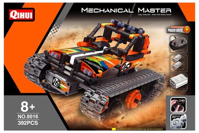 8016, XTech Bricks: 3in1, Stunt Car, R/C 4CH, 392 pcs 113974 фото