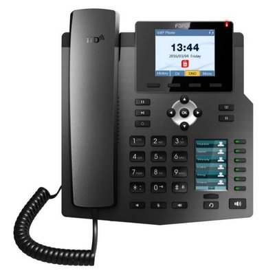 Fanvil X4 Black, VoIP phone, Colour Display, SIP support 80746 фото