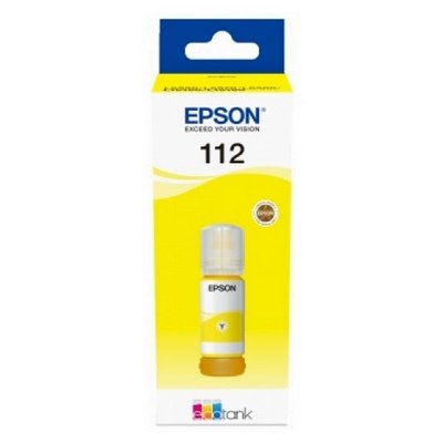Ink Epson C13T06C44A, 112 EcoTank Ink Bottle, Yellow 117857 фото