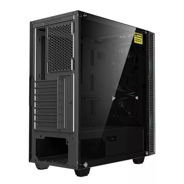Case ATX GAMEMAX Aero, w/o PSU, 0.5mm, 2x200mm & 1x120mm ARGB Вентиляторs, ARGB+PWM Hub, Front Mesh, TG, DF 128371 фото