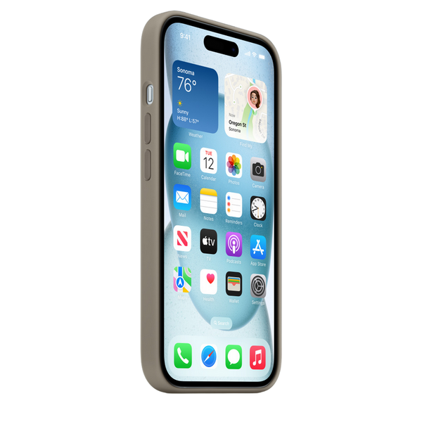 Smartphone Apple iPhone 15 Silicone Case with MagSafe - Clay 208735 Imagini
