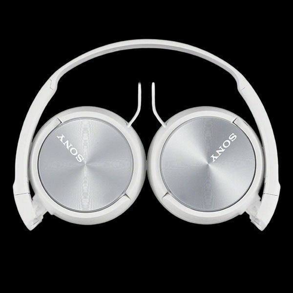 Headphones SONY MDR-ZX310AP, Mic on cable, 4pin 3.5mm jack L-shaped, Cable: 1.2m, White 205742 фото