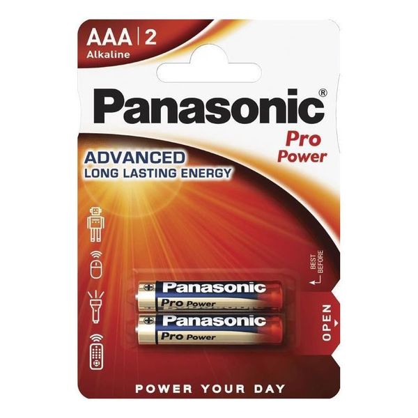 Panasonic "PRO Power" AAA Blister *2, Alkaline, LR03XEG/2BP 69791 фото