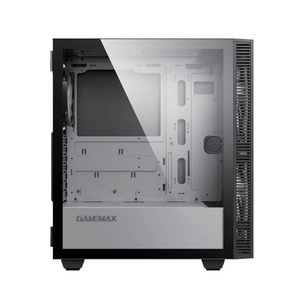 Case ATX GAMEMAX Aero, w/o PSU, 0.5mm, 2x200mm & 1x120mm ARGB Вентиляторs, ARGB+PWM Hub, Front Mesh, TG, DF 128371 фото