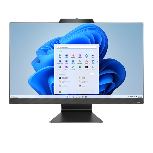 Asus AiO F3702 Black (27" FHD IPS Ryzen 5 7520U 2.8-4.3GHz, 8GB, 512GB, wireless KB&MS, Win 11 Pro) 219916 фото