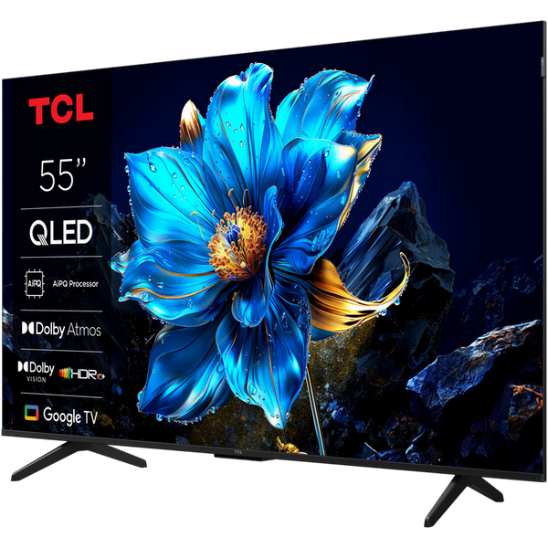55" LED SMART TV TCL 55P71K, QLED 4K UHD, Google TV, Black 264167 Imagini
