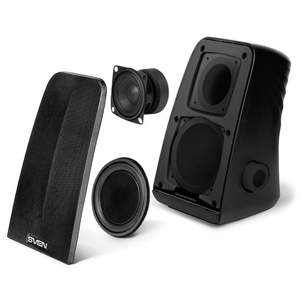 Speakers SVEN "380" Black, 5w, USB power / DC 5V 78416 фото