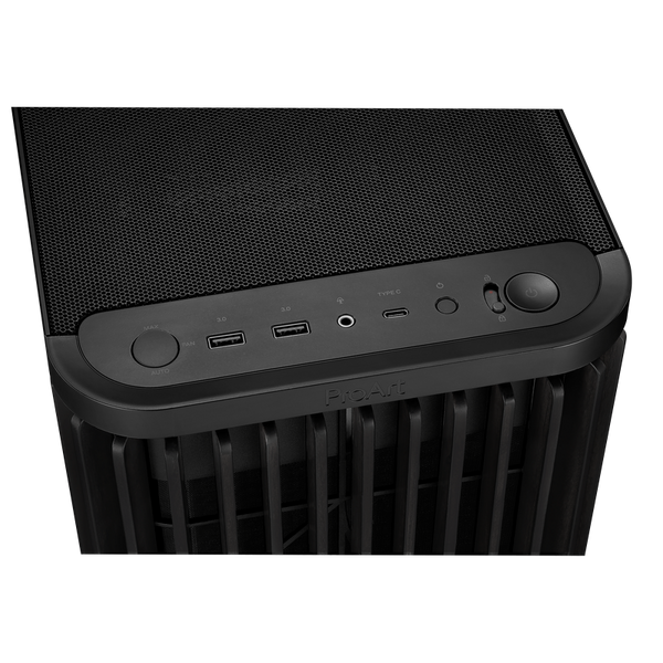 Case ATX Asus ProArt PA401 Wood Edition, 2x160mm & 1x120mm, PWM Hub, Tempered Glass, Dust Filter, 2x 231619 фото