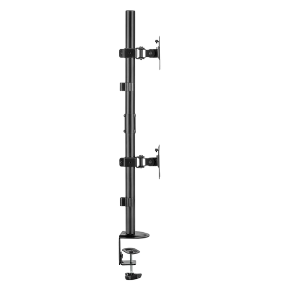 Table/desk stand for 2 monitors Gembird MS-D2ST-02, 13"-32", max.8kg, VESA: 75x75, 100x100 261147 Imagini