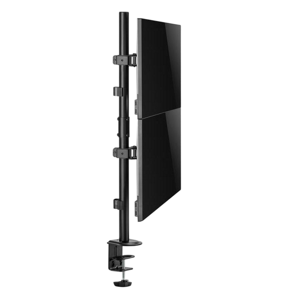 Table/desk stand for 2 monitors Gembird MS-D2ST-02, 13"-32", max.8kg, VESA: 75x75, 100x100 261147 Imagini