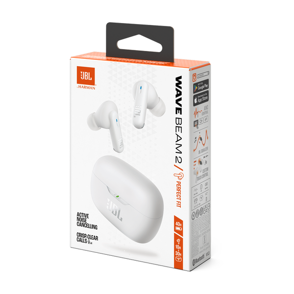 True Wireless JBL Wave Beam 2, White, TWS Headset 229947 Imagini