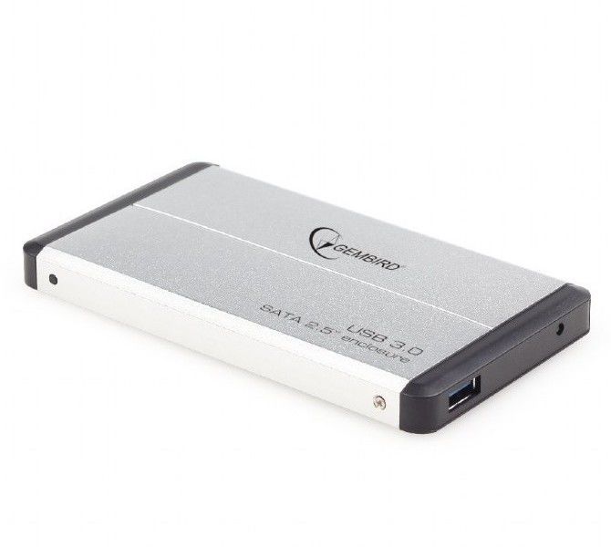 2.5" SATA HDD External Case (USB 3.0), Silver, Gembird "EE2-U3S-2-S" 72980 фото