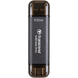 .512TB Transcend Portable SSD ESD310C Black, USB-A/C 3.2 (71.3x20x7.8 mm, 11g, R/W:1050/950 MB/s) 207617 фото 3