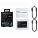 2.0TB (USB3.2/Type-C) Samsung Portable SSD T7 Touch, FP ID, Black (85x57x8mm, 58g, R/W:1050MB/s) 114787 фото 1