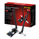PCIe Wi-Fi 6E Tri-Band LAN/Bluetooth 5.2 Adapter Mercusys "MA86XE", AXE5400, OFDMA 210473 Imagini 3