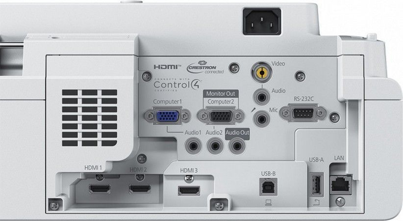 Projector Epson EB-720; UST, LCD, XGA, Laser 3800Lum, 2.5M:1, LAN, Wi-Fi,16W, White 201243 Imagini