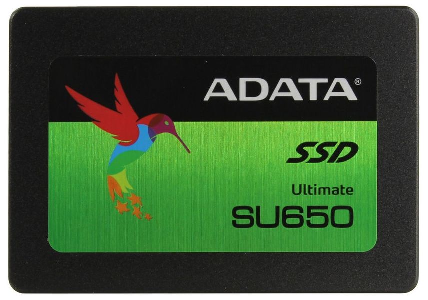 2.5" SATA SSD 240GB ADATA Ultimate SU650 [R/W:520/450MB/s, 40K/75K IOPS, MK/SMI, 3D-NAND TLC] 85603 фото