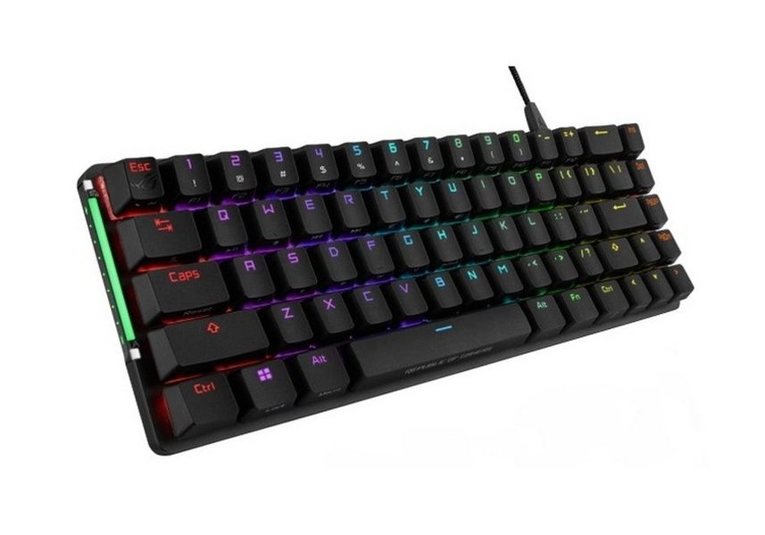 Gaming Keyboard Asus ROG Falchion Ace, Mechanical, 65% layout, ROG NX Red, PBT, US Layout,USB, Black 203556 фото