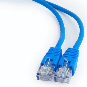 1.5m, Patch Cord Blue, PP12-1.5M/B, Cat.5E, Cablexpert, molded strain relief 50u" plugs 75672 Imagini