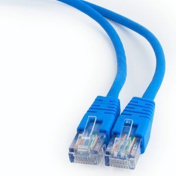 2m, FTP Patch Cord Blue, PP22-2M/B, Cat.5E, Cablexpert, molded strain relief 50u" plugs 58769 Imagini