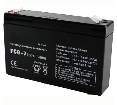 Baterie UPS 6V/ 7AH Ultra Power 85773 фото