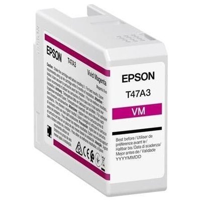 Ink Cartridge Epson T47A3 UltraChrome PRO 10 INK, for SC-P900, Viv Magenta, C13T47A300 132556 фото