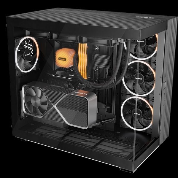 Case EATX be quiet! Ligh Base 900 DX, w/o PSU, ARGB strips & Hub, Front & Side Tempered Glass, DF, V 223080 Imagini
