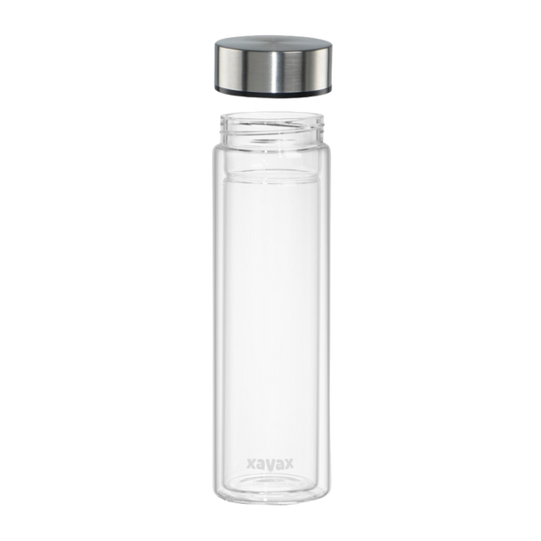 Xavax 181598, Drinking Bottle, 450 ml, Glass, Blue 212711 фото
