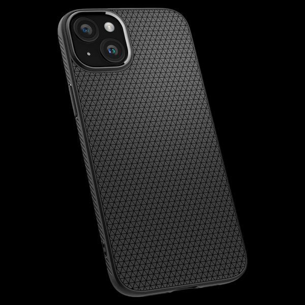 Spigen Smartphone Apple iPhone 15 Plus, Liquid Air, Matte Black 209043 Imagini