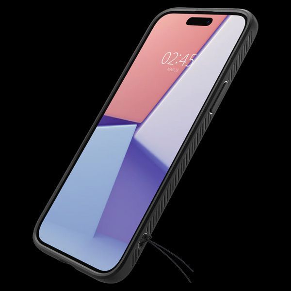 Spigen Smartphone Apple iPhone 15 Plus, Liquid Air, Matte Black 209043 Imagini