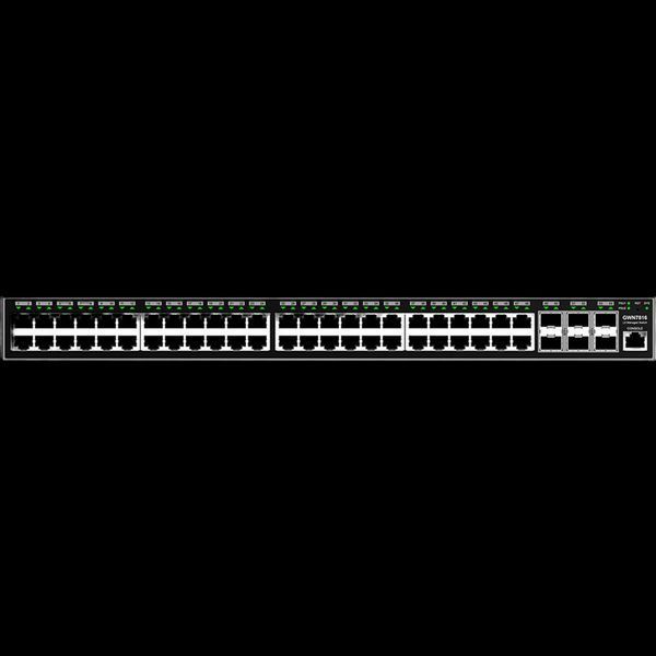 48-Port Gigabit Layer 3 Managed PoE++ Switch Grandstream "GWN7816P", 48xPoE+ ports, 6xSFP+, Stackabl 212598 Imagini