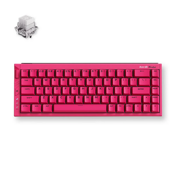 Gaming Keyboard MCHOSE Ace 68 Turbo, Hall Effect Mechanical, 65% Layout, Mount Tai Magnetic GT SW, P 250919 фото