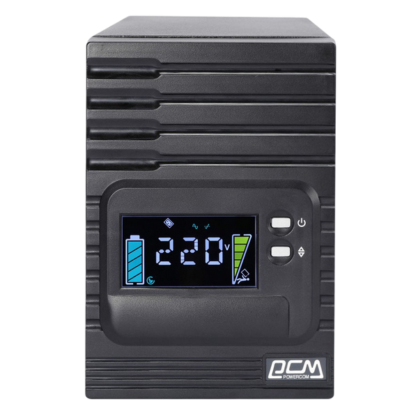 UPS PowerCom SPT-3000, 3000VA/2400W, Smart Line Interactive, Pure Sinewave, LCD, AVR, USB, 2xSchuko 121464 фото