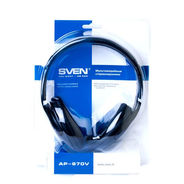 Headphones SVEN AP-670V, Black 61709 фото