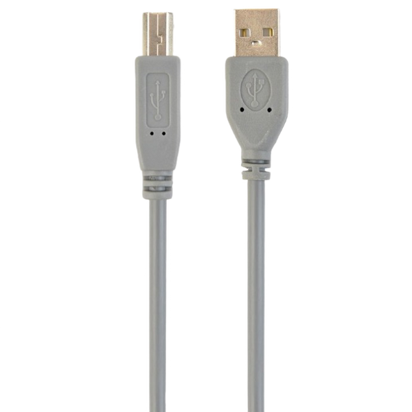 Cable USB, AM/BM, 1.8 m, USB2.0, High quality, Cablexpert, Grey, CCP-USB2-AMBM-6G 41156 фото