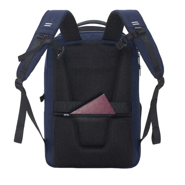 Backpack Bobby Bizz, anti-theft, P705.935 for Laptop 15.6" & City Bags, Navy 206858 фото