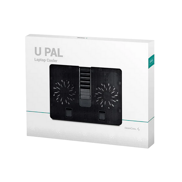 Notebook Cooling Pad Deepcool U-PAL, up to 15.6'', 2x140mm, Adjustable angle, USB3.0, U-shaped 76239 фото