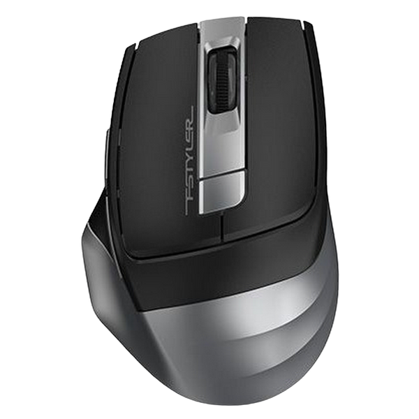 Wireless Mouse A4Tech FG35, Optical, 1000-2000 dpi, 6 buttons, Ergonomic, 1xAA, Black/Grey 112669 Imagini
