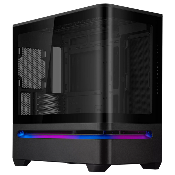 Case mATX Asus PRIME AP202 TG ARGB BLACK, 3x120mm ARGB, Front Mesh, Tempered Glass, Headset hook, 2x 237148 фото