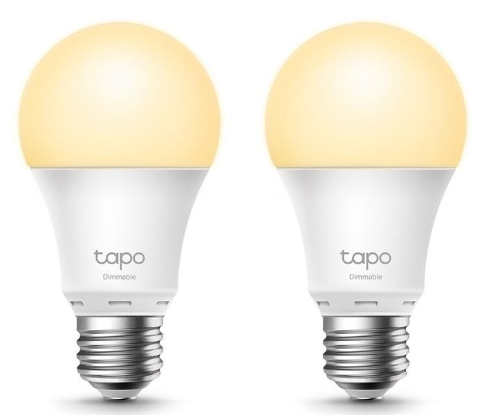 TP-LINK "Tapo L510E(2-pack)", Smart Wi-Fi LED Bulb with Dimmable Light, 2700K, 806lm 136353 фото