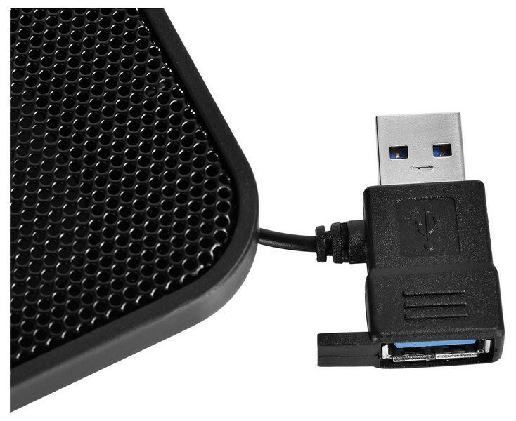 Notebook Cooling Pad Deepcool U-PAL, up to 15.6'', 2x140mm, Adjustable angle, USB3.0, U-shaped 76239 фото