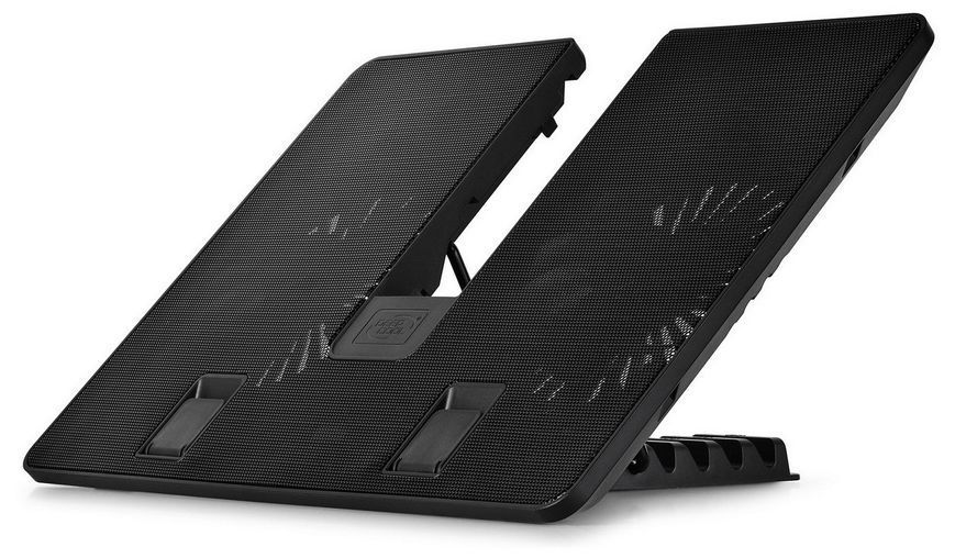 Notebook Cooling Pad Deepcool U-PAL, up to 15.6'', 2x140mm, Adjustable angle, USB3.0, U-shaped 76239 фото