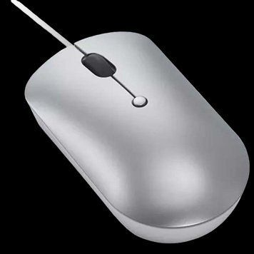 Lenovo 540 USB-C Compact Wired Mouse (Cloud Grey) 149392 фото