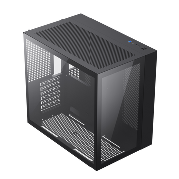 Case ATX GAMEMAX Infinity, w/o PSU, 0.8/1.0mm, Front&Side Tempered Glass, 1xUSB 3.0, USB-C, Dust fil 209698 фото