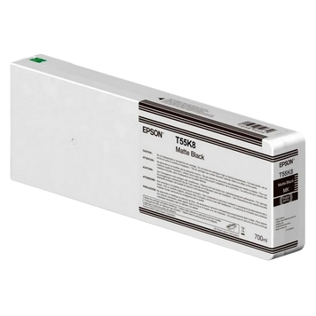 Ink Cartridge Epson T55K80N UltraChrome HDX/HD 700ml, Matte Black, C13T55K80N 221555 фото