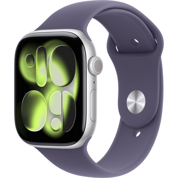 Ceas inteligent Apple Watch Series 11 GPS, 46mm Silver Aluminium Case with Purple Fog Sport Band - S/M, MEV94 240138 Imagini