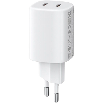 Xiaomi Charger 45W Nano Turbo Charging Power Adapter (2-Port) EU, White 256955 фото