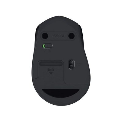 Wireless Mouse Logitech M280, Optical, 1000 dpi, 3 buttons, Ergonomic, 1xAA, Black 76623 фото