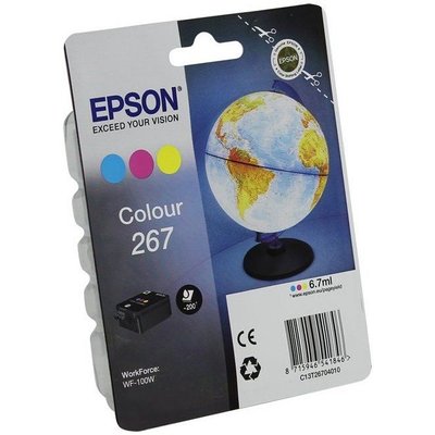 Ink Cartridge Epson C13T26704010 Tri-color for WF-100 82098 фото
